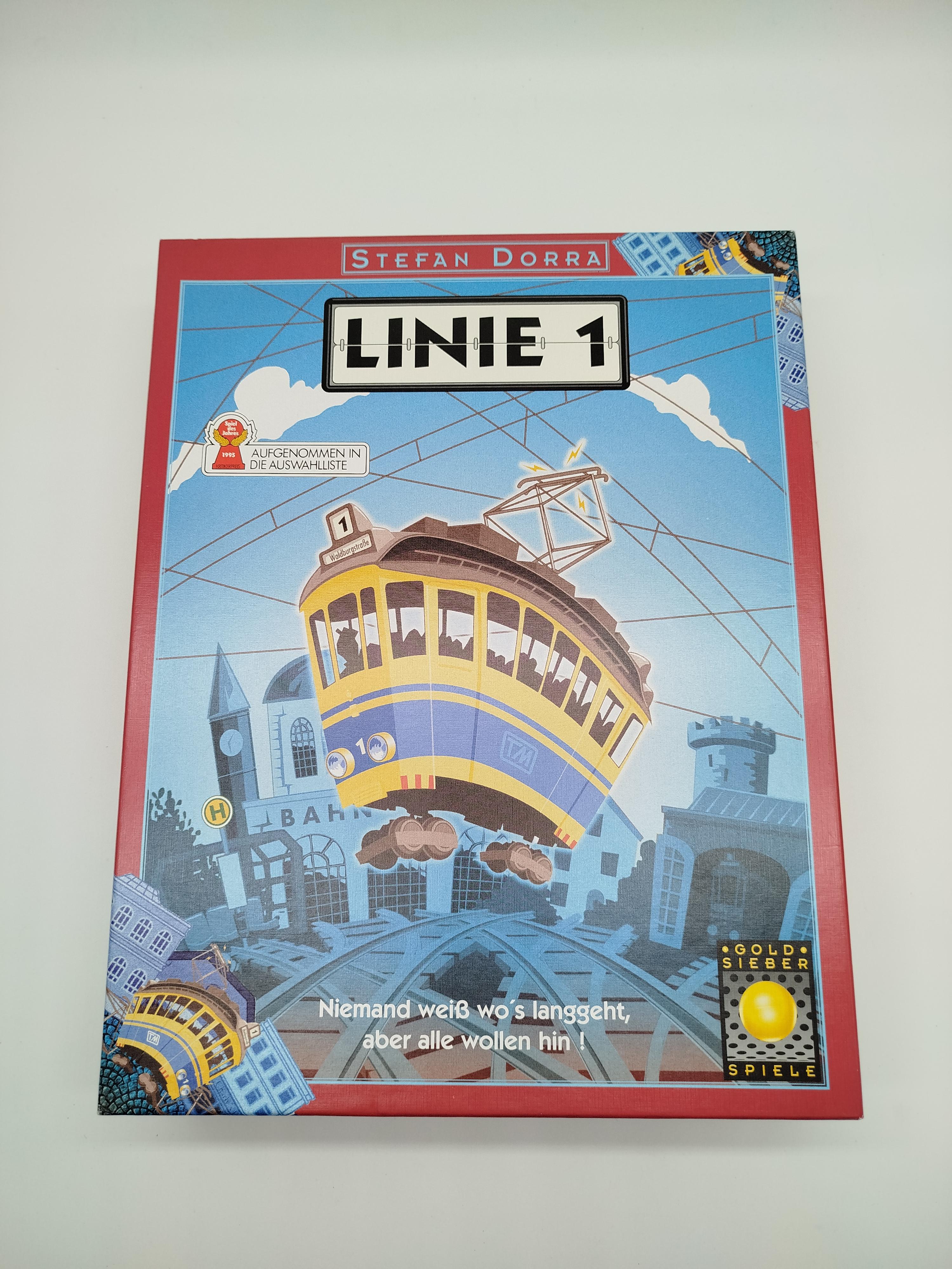 Goldsieber Spiele Brettspiel Linie 1 – Stefan Dorra 1995, OVP